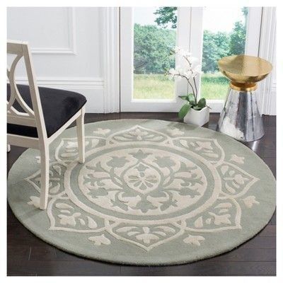 Flower Round Rug Carpet Bedroom Livingroom Home Decor