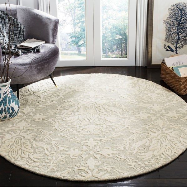 Flower Round Rug Carpet Bedroom Livingroom Home Decor