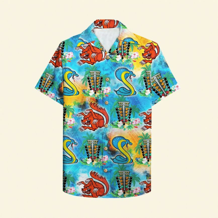 Flower Summer Print Hawaiian Shirt