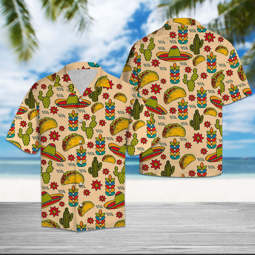 Food All You Need Is Love And Tacos Hawaiian Shirt