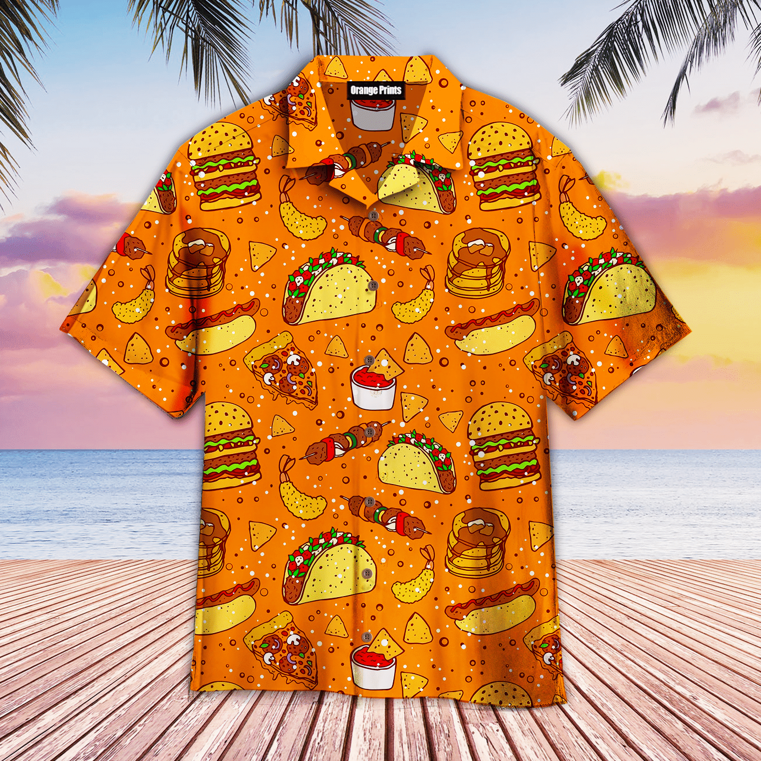 Food I Rub My Meat Hawaiian Shirt