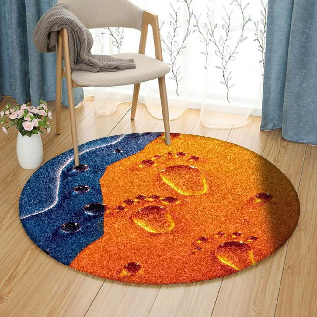 Foot Water Round Rug Carpet Bedroom Livingroom Home Decor