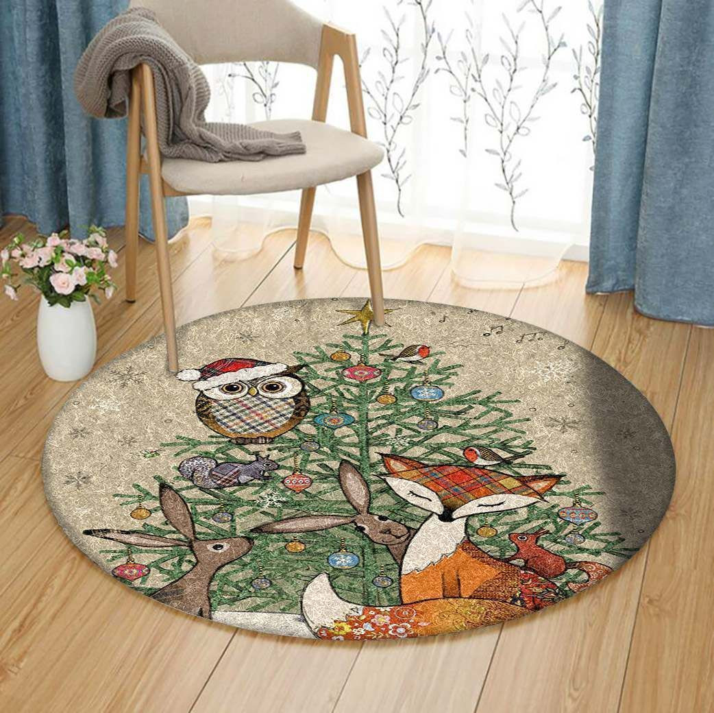 Fox S Friends Round Rug Carpet Bedroom Livingroom Home Decor