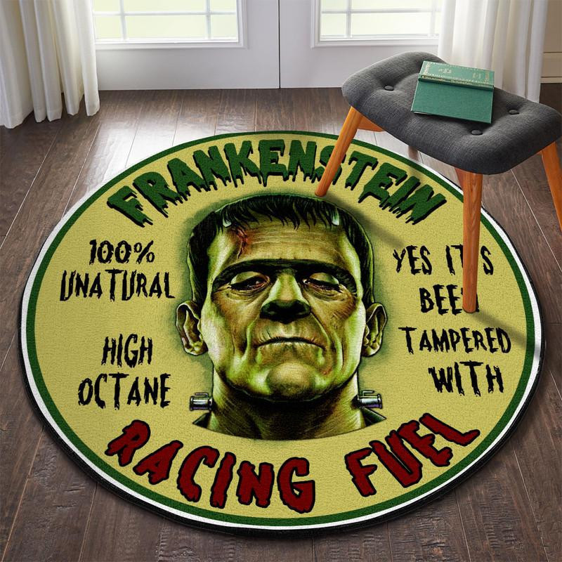 Frankenstein Racing Hot Rod Round Rug Carpet Bedroom Livingroom Home Decor