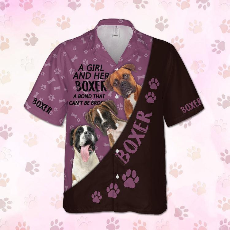 French Bulldog - A Girl And Her Dog Hawaiian Shirt