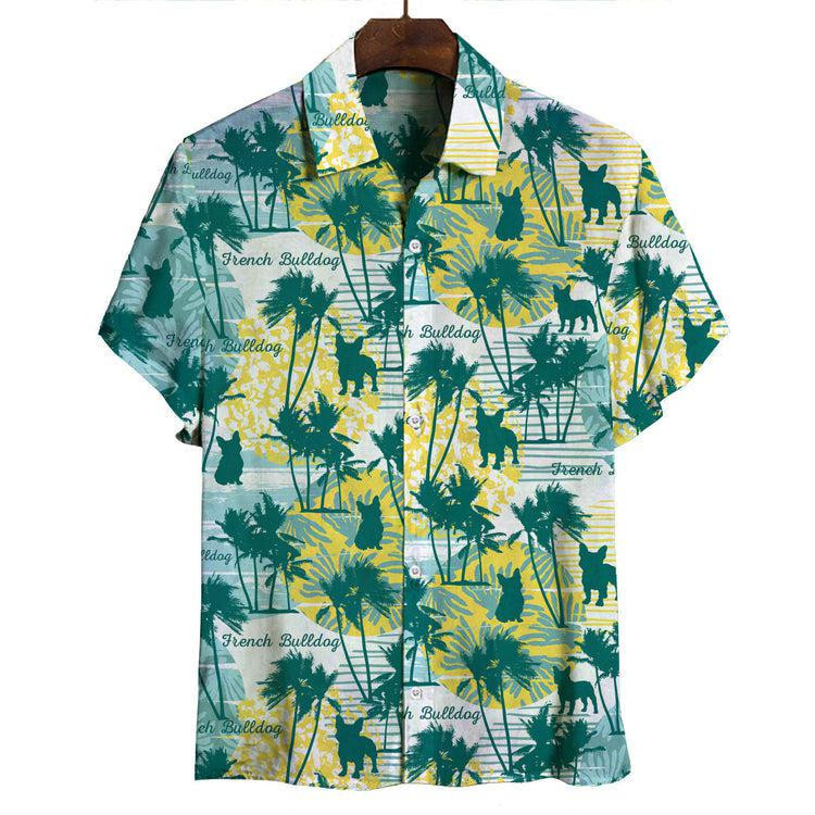 French Bulldog Funny Summer Hawaiian Shirt