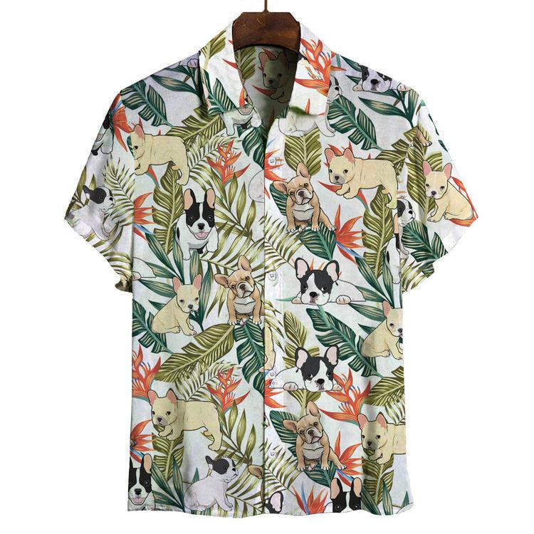 French Bulldog Funny Summer Hawaiian Shirt