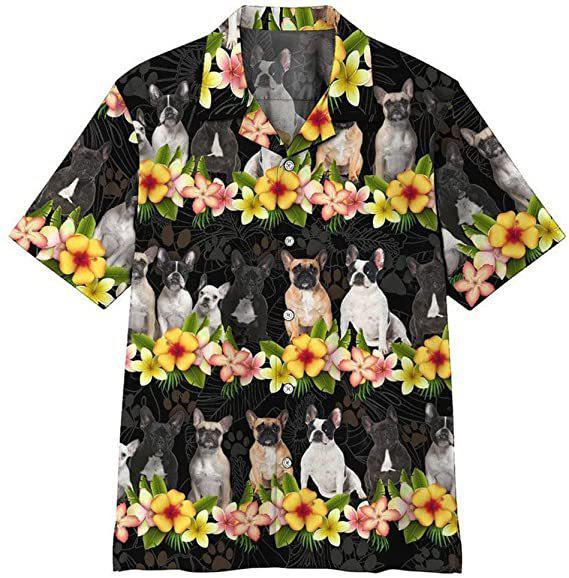 French Bulldog Hawaiian Shirt
