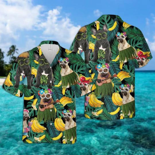 French Bulldog Summer Hawaiian Shirt