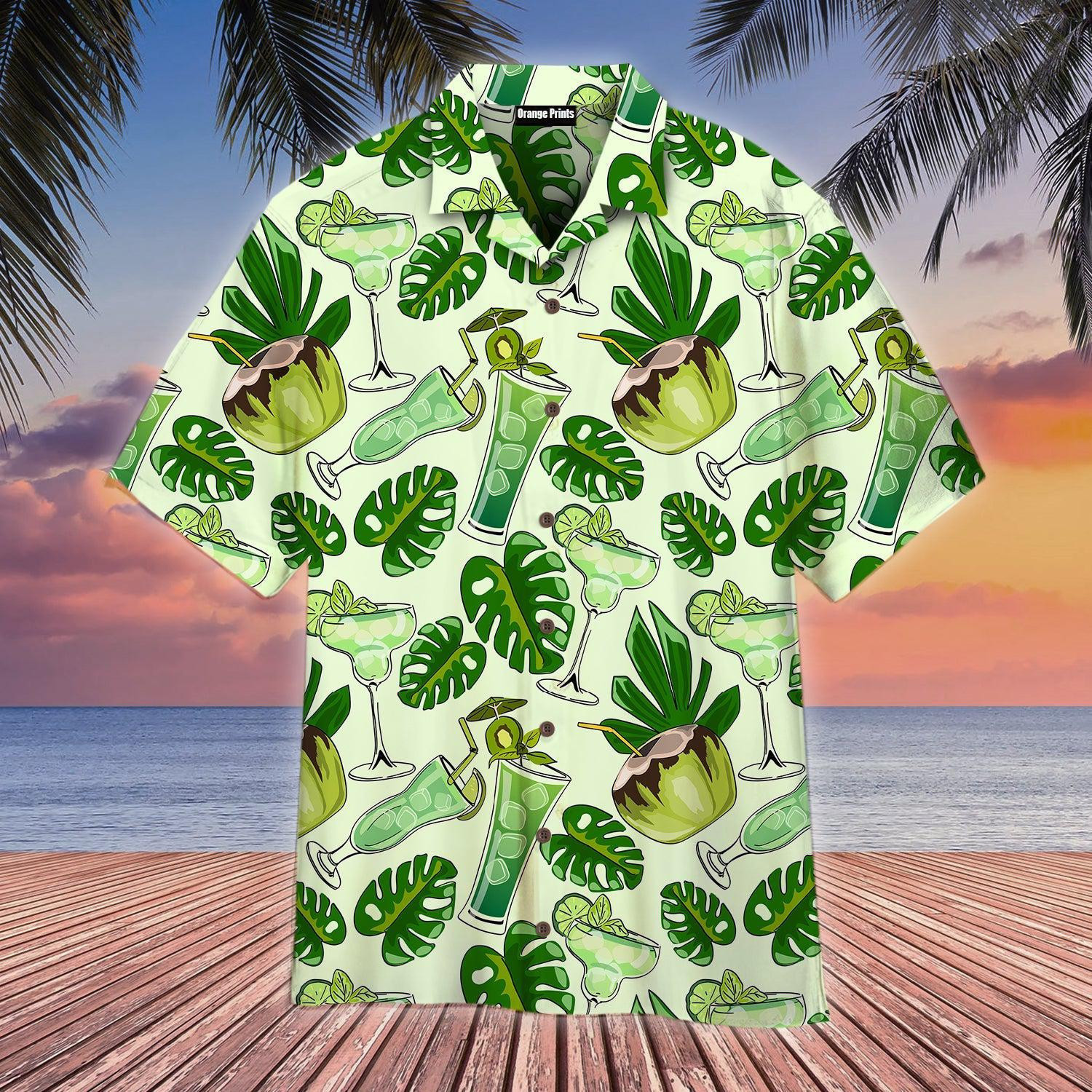 Fresh Cocktails Tropical Hawaiian Shirt