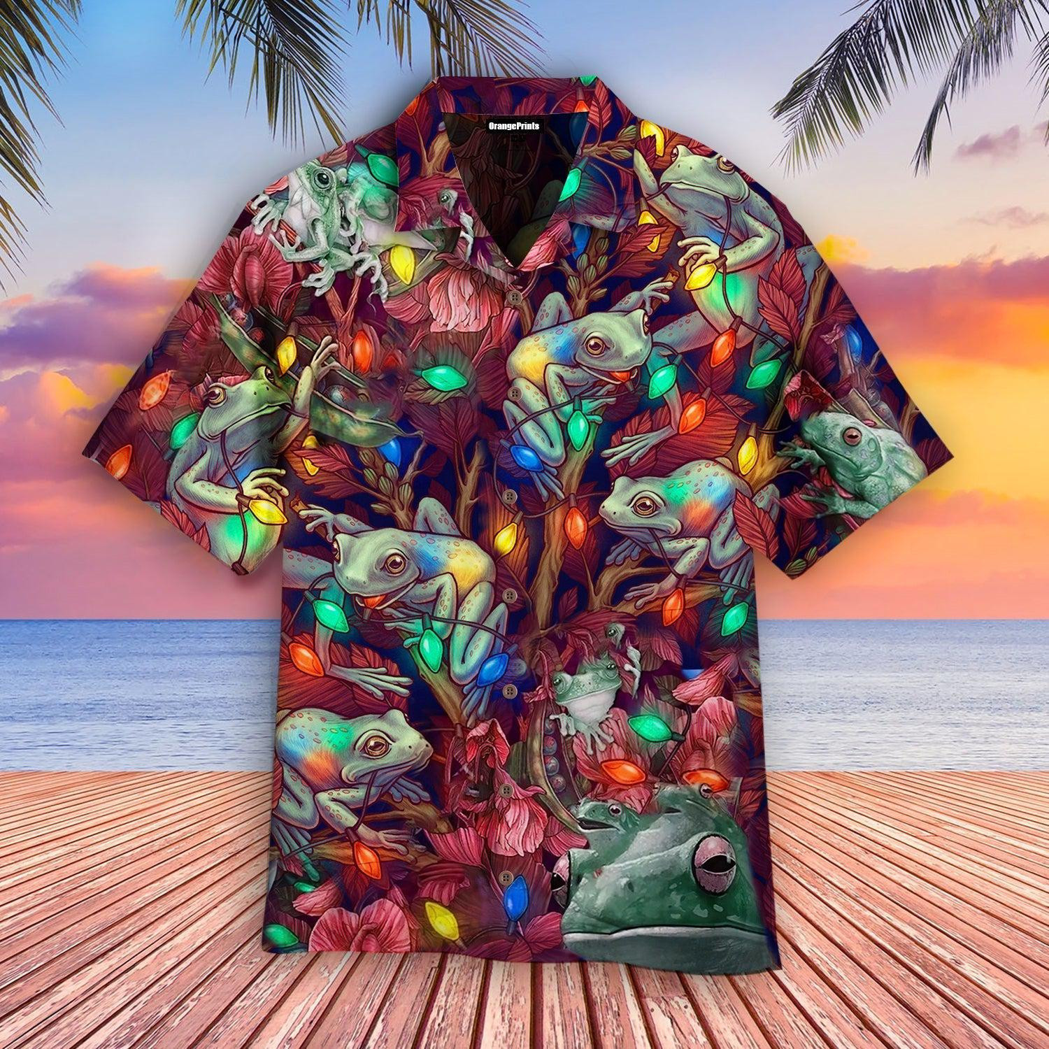 Frog Light Bulb Hawaiian Shirt