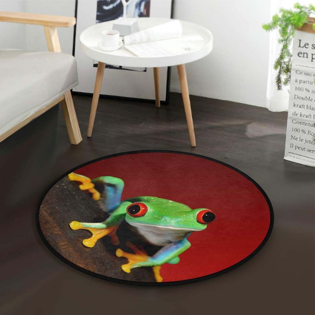 Frog Round Rug Carpet Bedroom Livingroom Home Decor