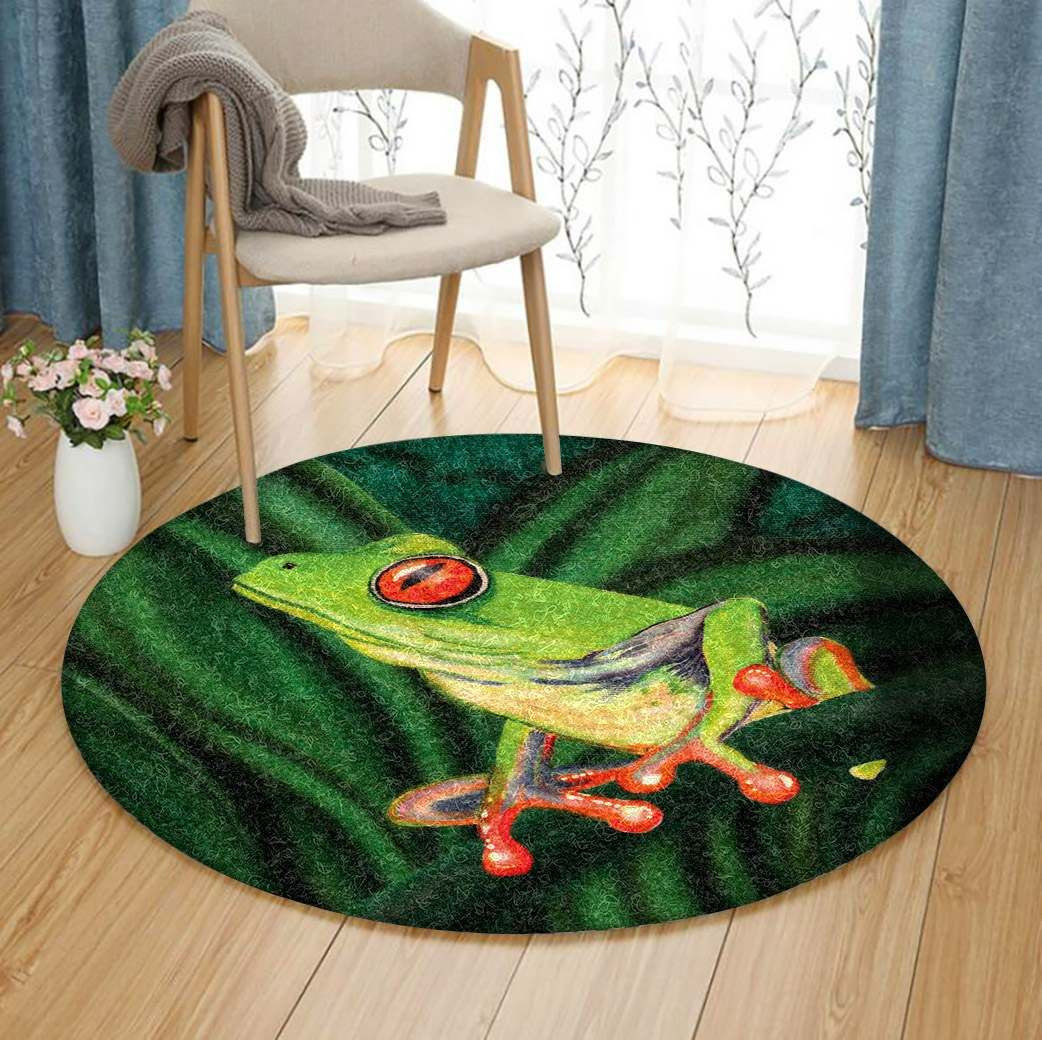 Frog Round Rug Carpet Bedroom Livingroom Home Decor