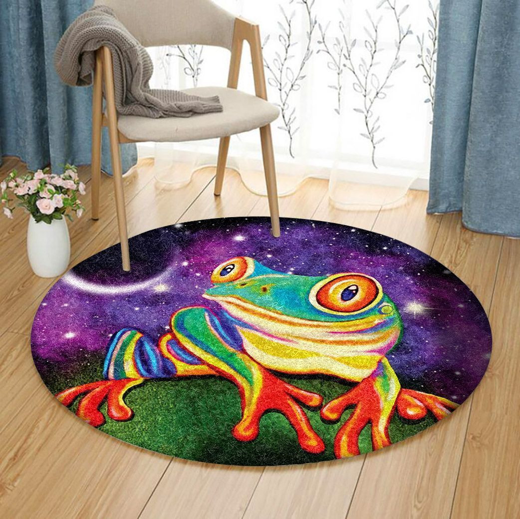 Frog Round Rug Carpet Bedroom Livingroom Home Decor