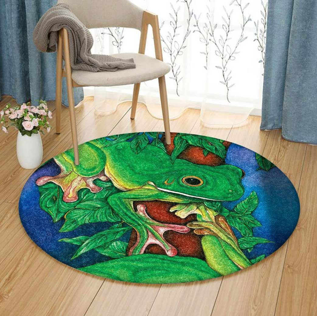 Frog Round Rug Carpet Bedroom Livingroom Home Decor