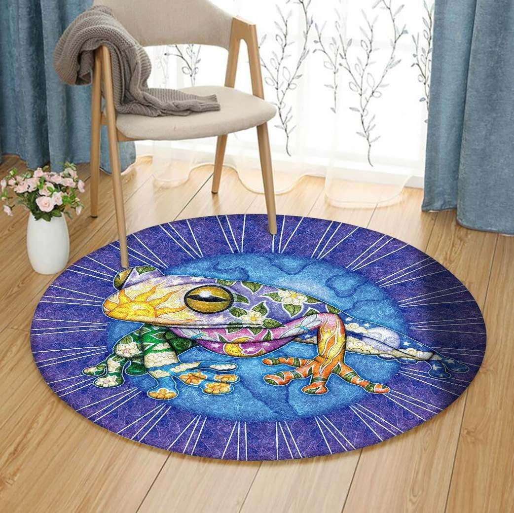 Frog Round Rug Carpet Bedroom Livingroom Home Decor
