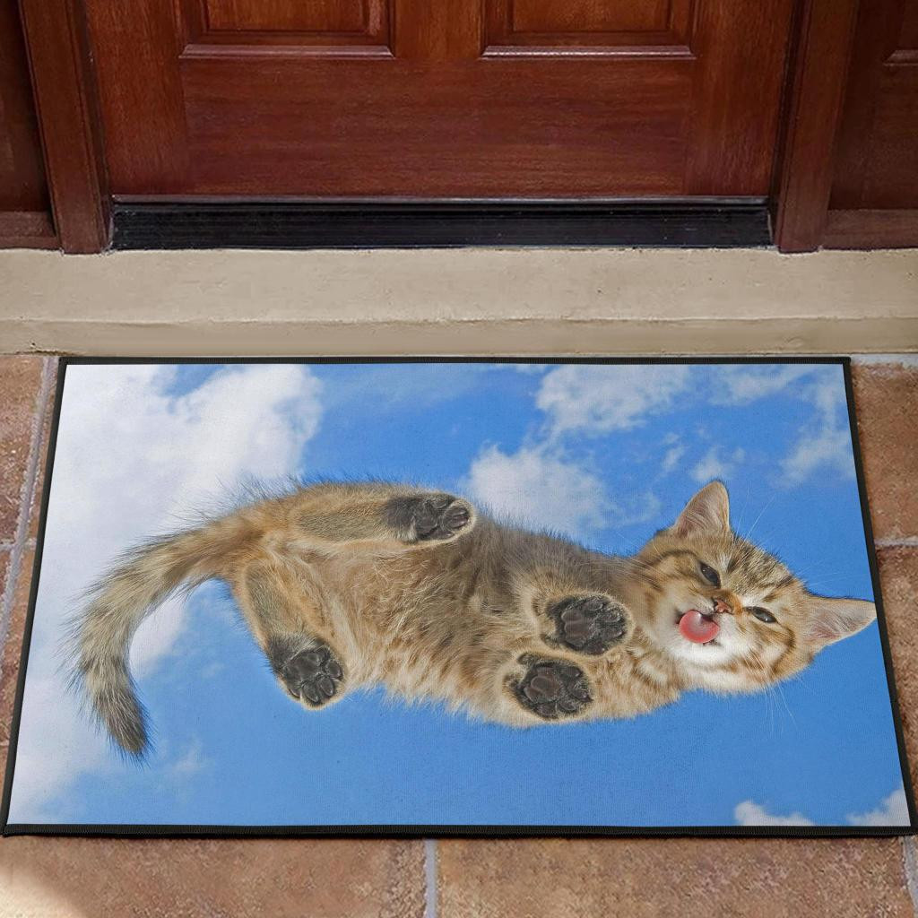 Funny Cat Rubber Doormats