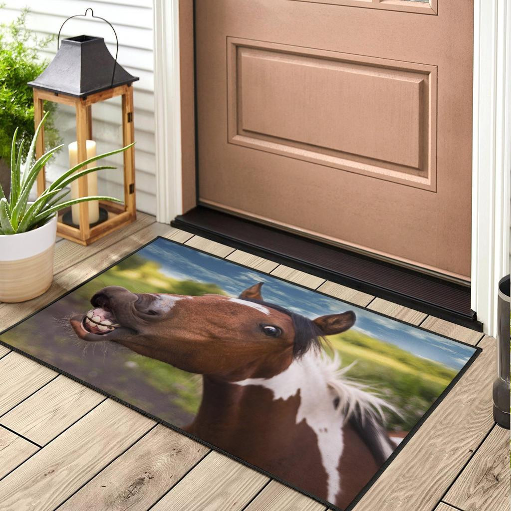 Funny horse Rubber Doormats - Image 3