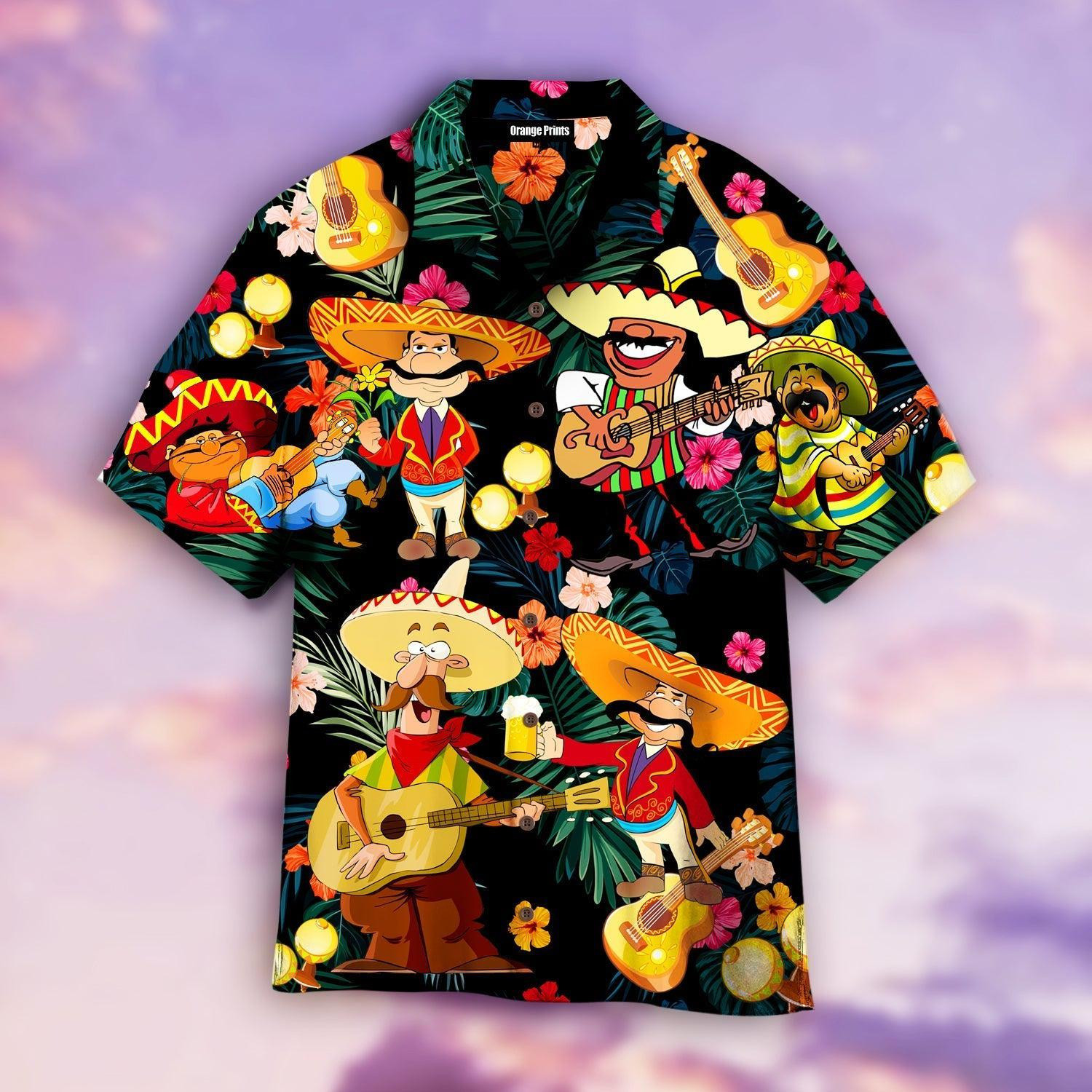 Funny Mexican Man Cinco De Mayo Hawaiian Shirt