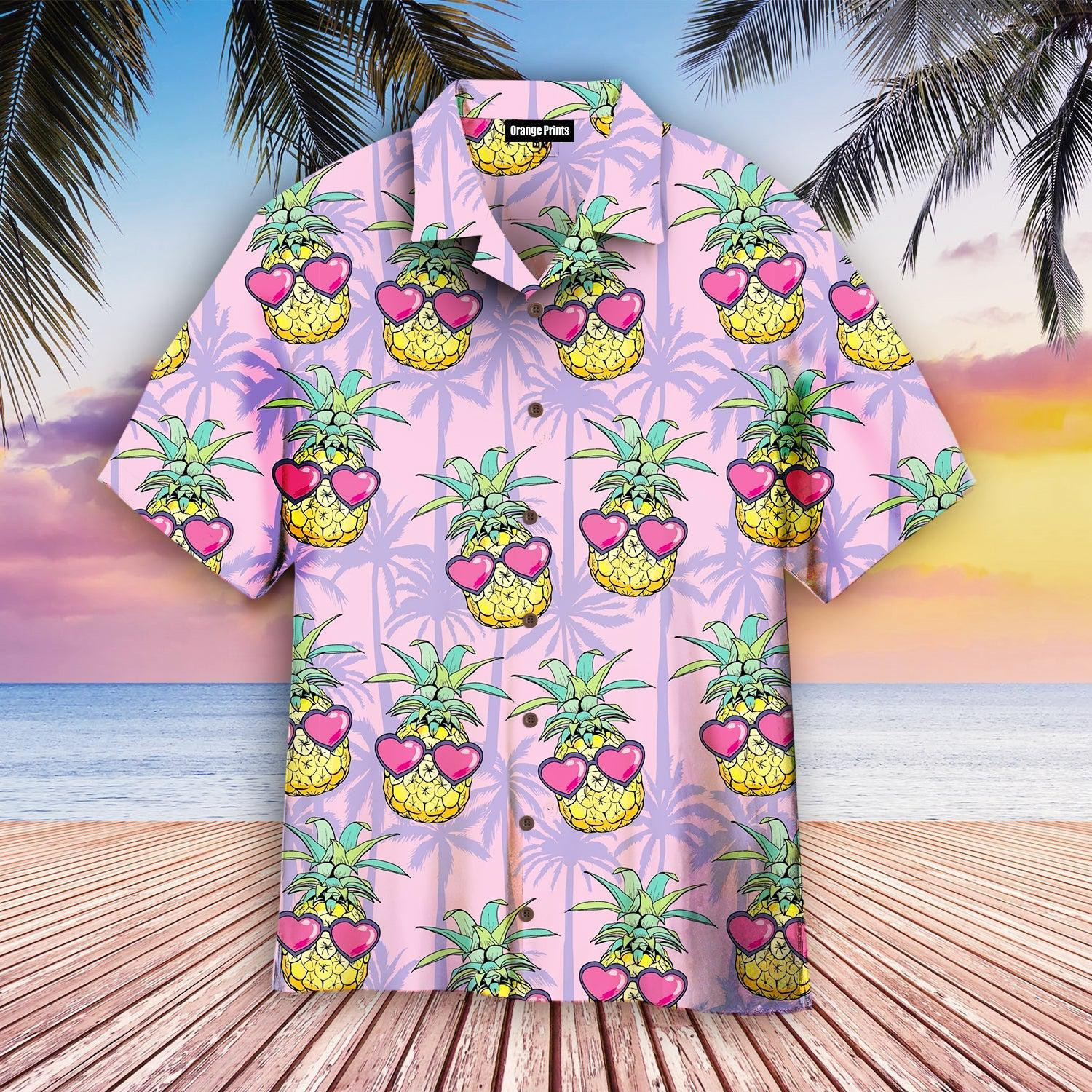 Funny Pineapple Tropical Hawaiian Shirt