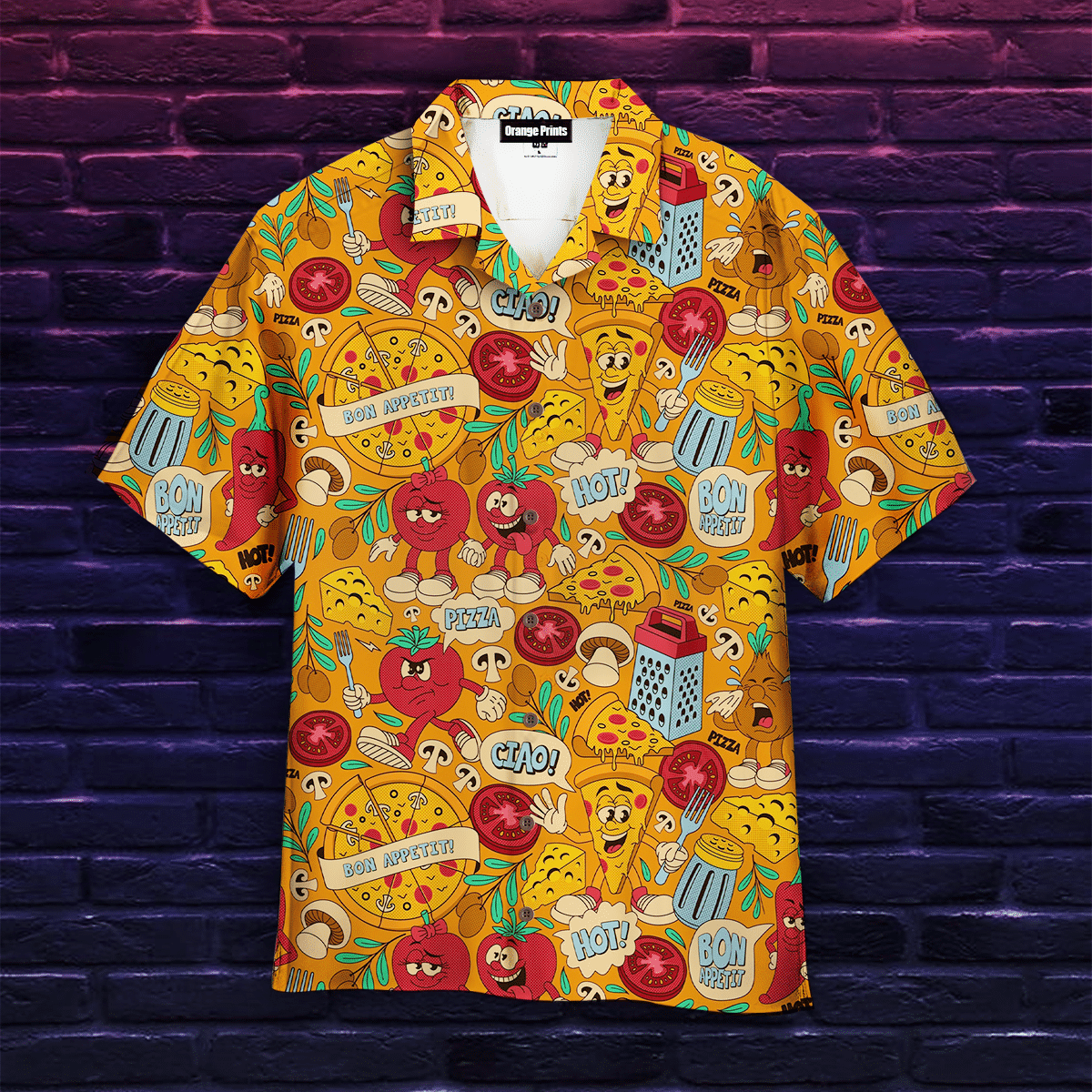 Funny Pizza Hawaiian Shirt