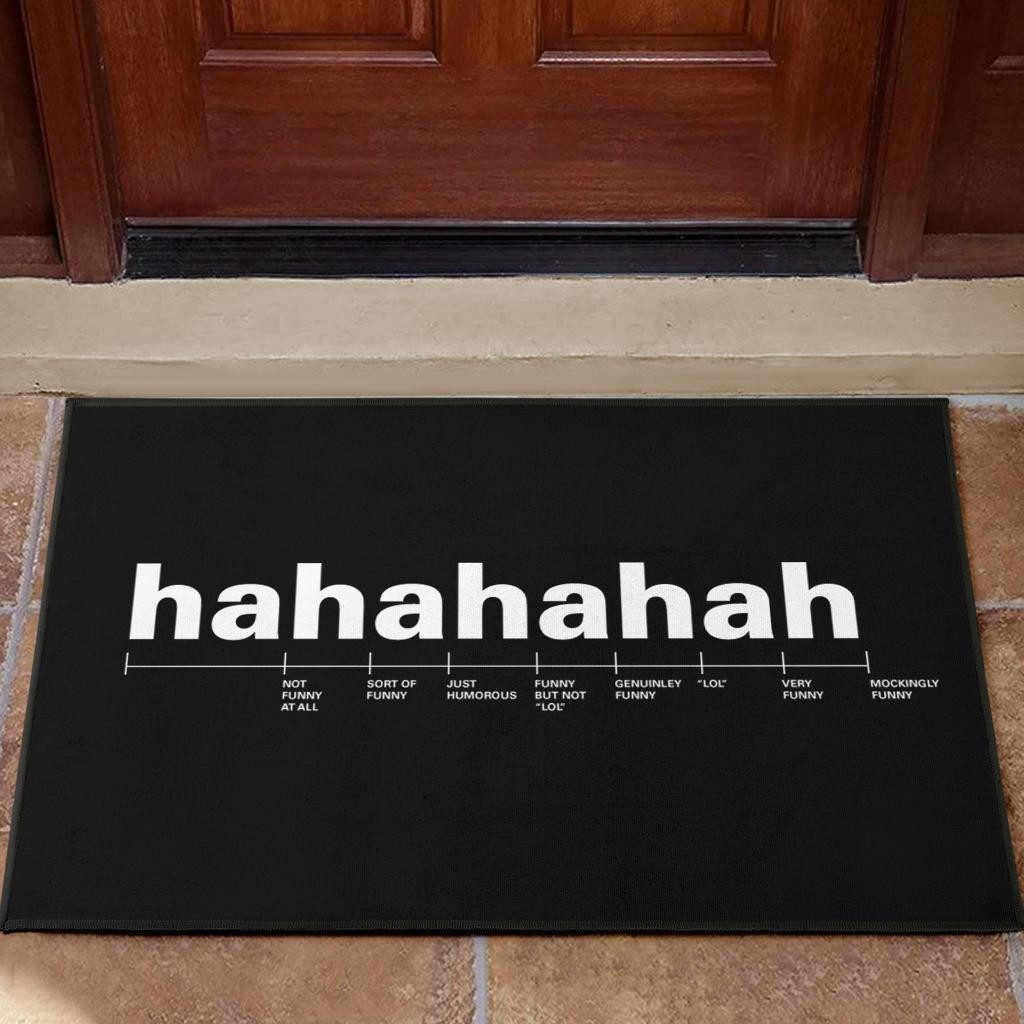 Funny quote 1 Rubber Doormats
