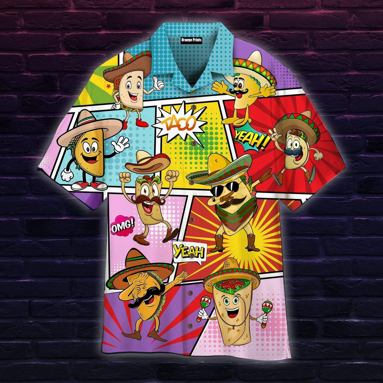 Funny Taco Hawaiian Shirt