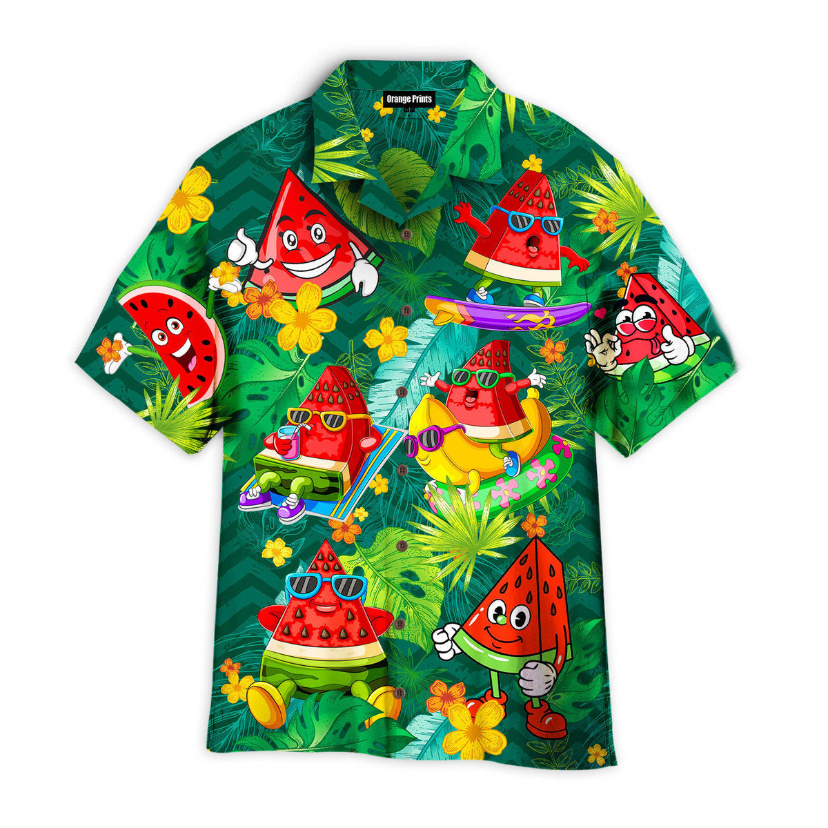 Funny Watermelon Tropical Hawaiian Shirt