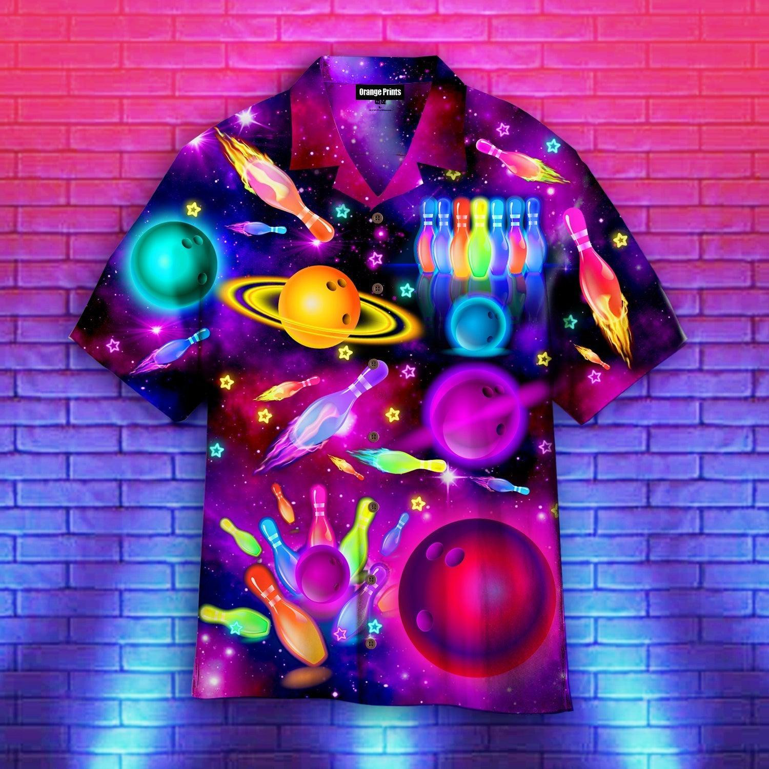 Galaxy Comic Bowling Hawaiian Shirt