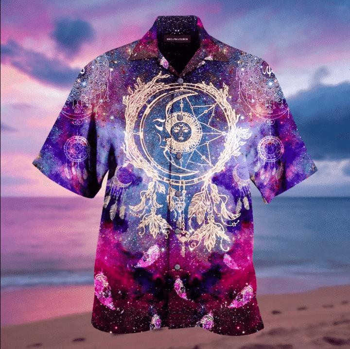 Galaxy Dreamcatcher Sun Hawaiian Shirt