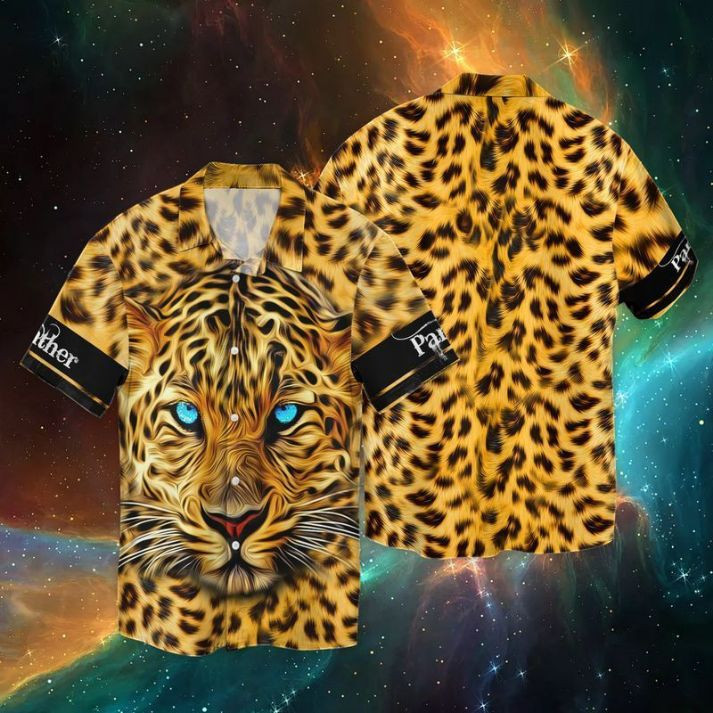 Galaxy Panther Hawaiian Shirt