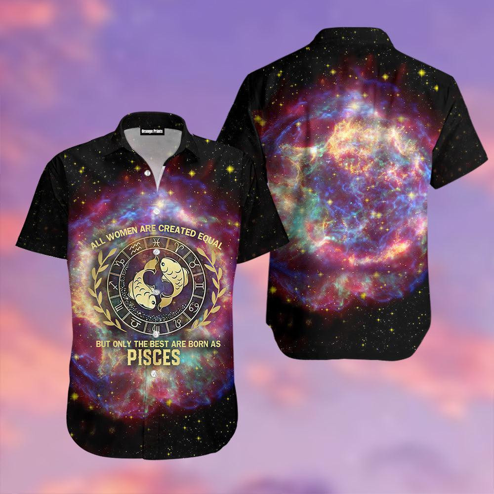 Galaxy Pisces Hawaiian Shirt