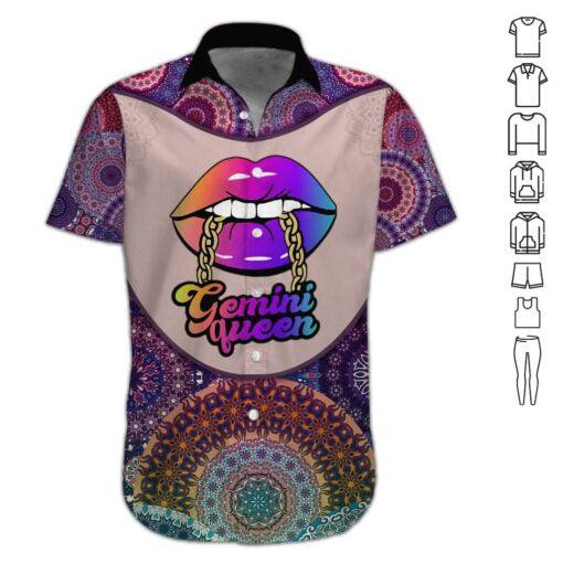 Gemini Girl Personalized Hawaiian Shirt