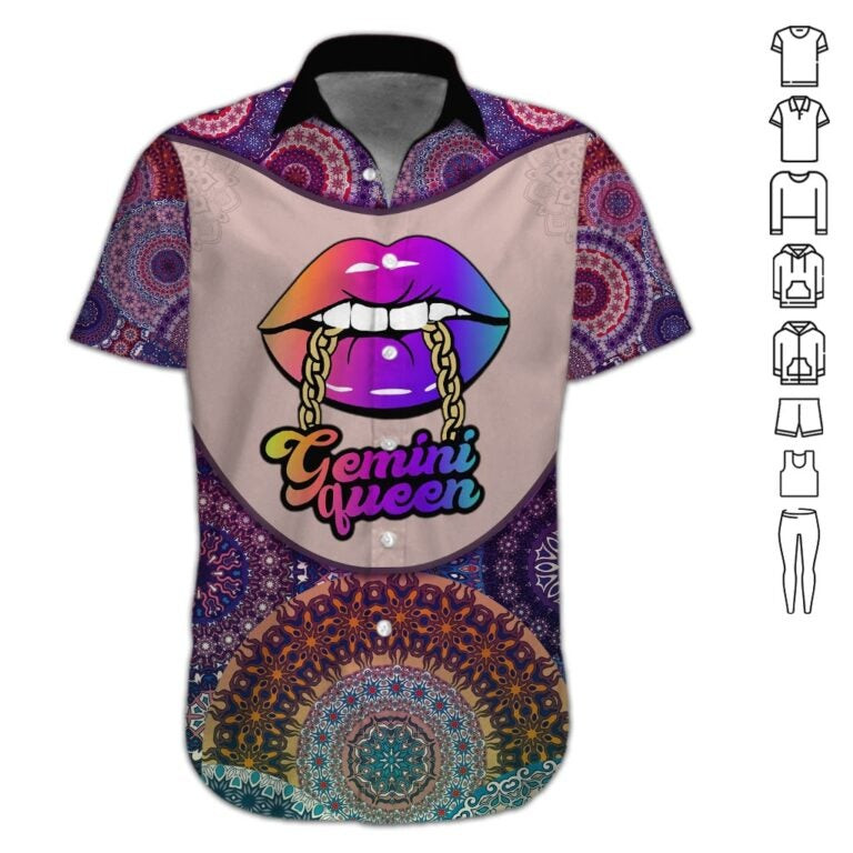 Gemini Girl Personalized Hawaiian Shirt