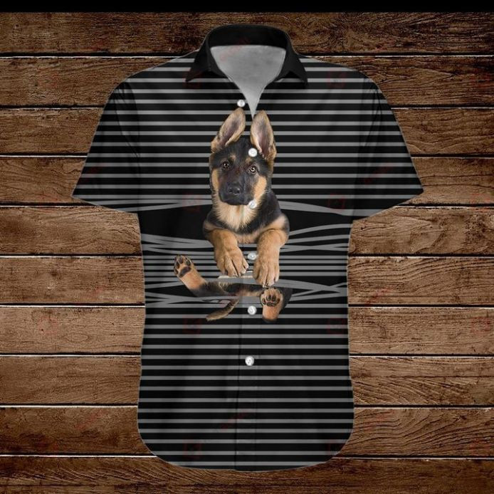 German Shepherd Dog Hawaiian Shirt
