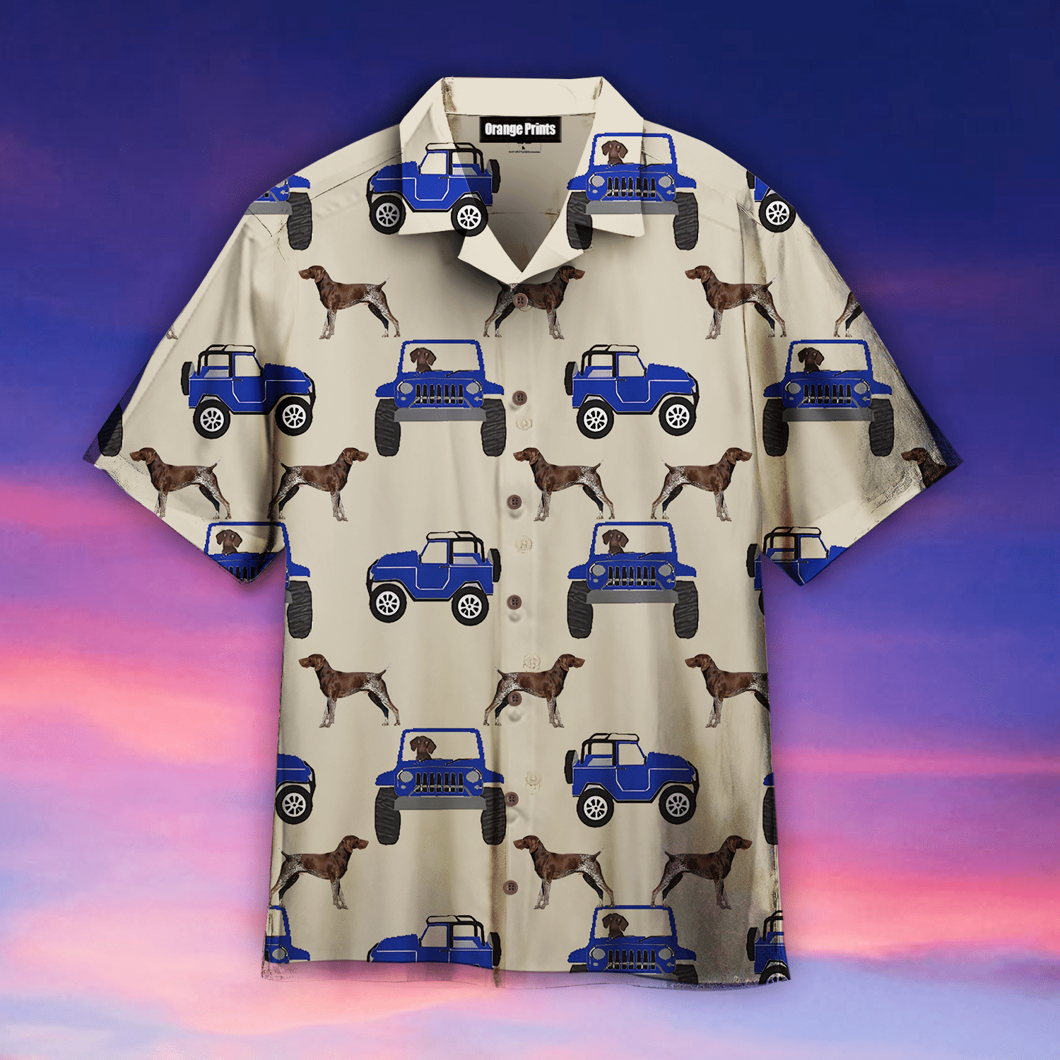 German Shorthaired Hawaiian Shirt