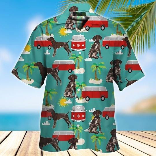 German Shorthaired Hawaiian Shirt
