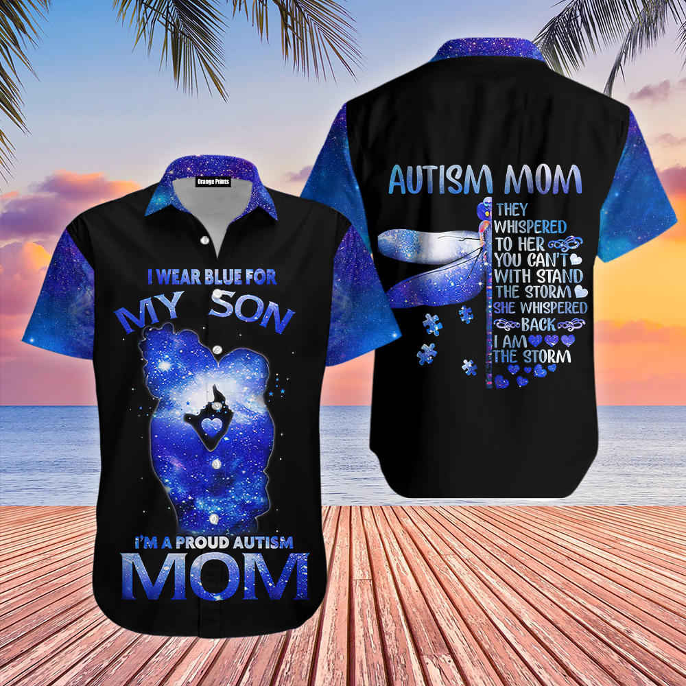 Gift For Mom Autism Mom Hawaiian Shirt