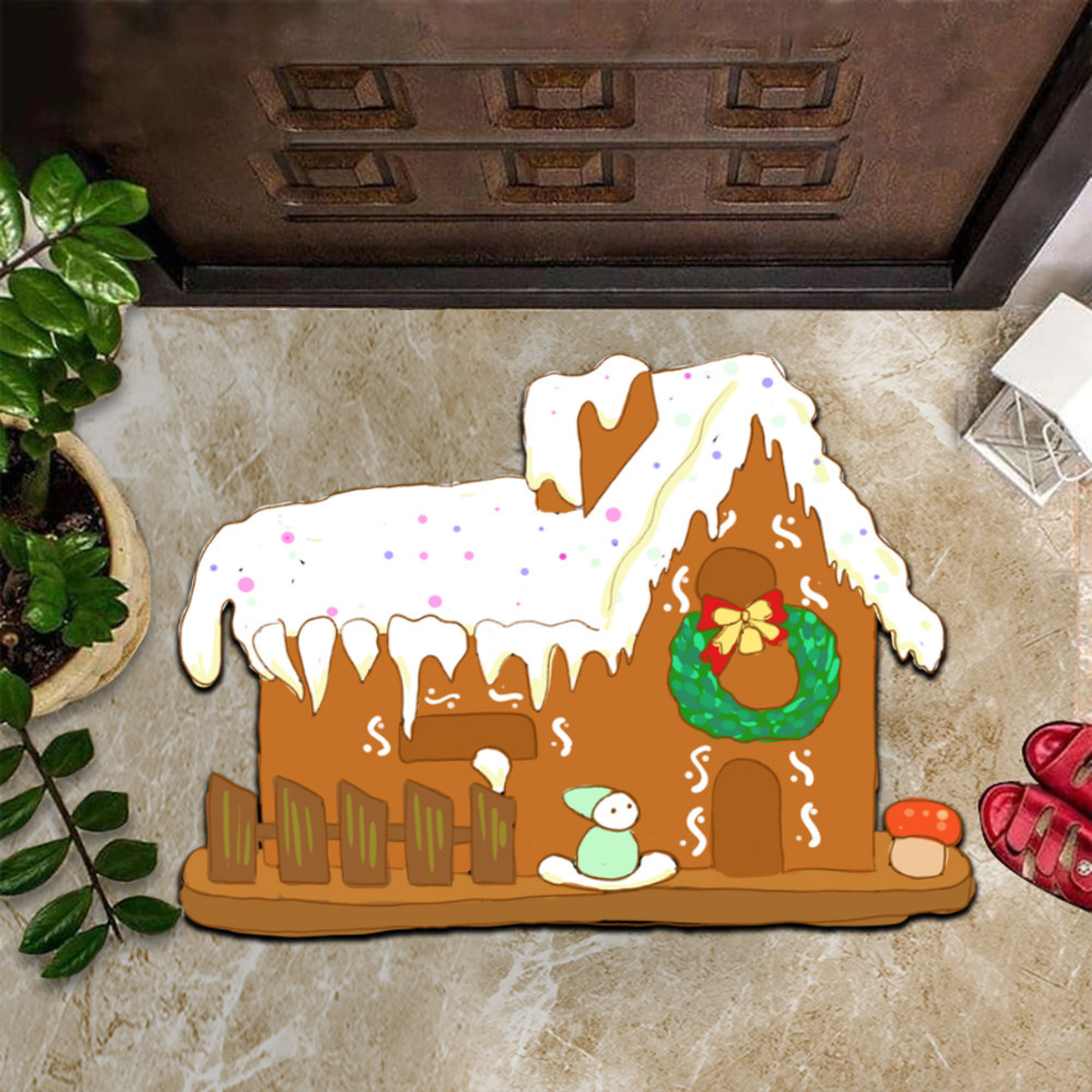Gingerbread House Rubber Doormat Anthropologie Gingerbread House Rubber Doormat Christmas Decor