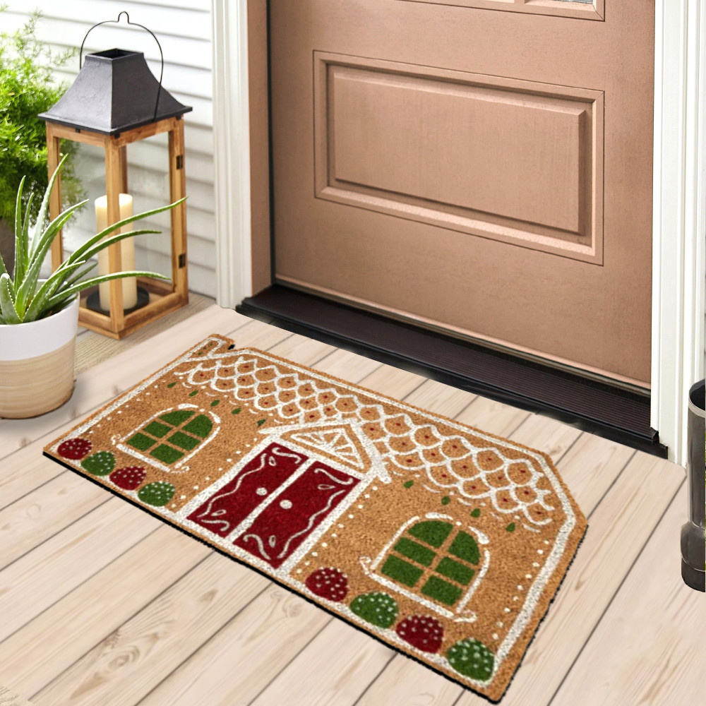 Gingerbread House Rubber Doormat Anthropologie Gingerbread Mat Christmas Decoration Ideas