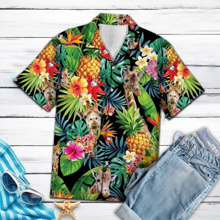 Giraffe Hawaiian Shirt