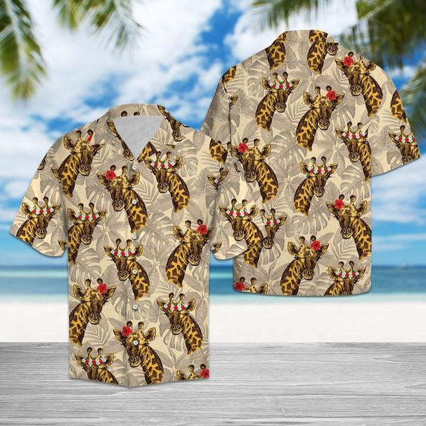 Giraffe Tropical Mood Hawaiian Shirt