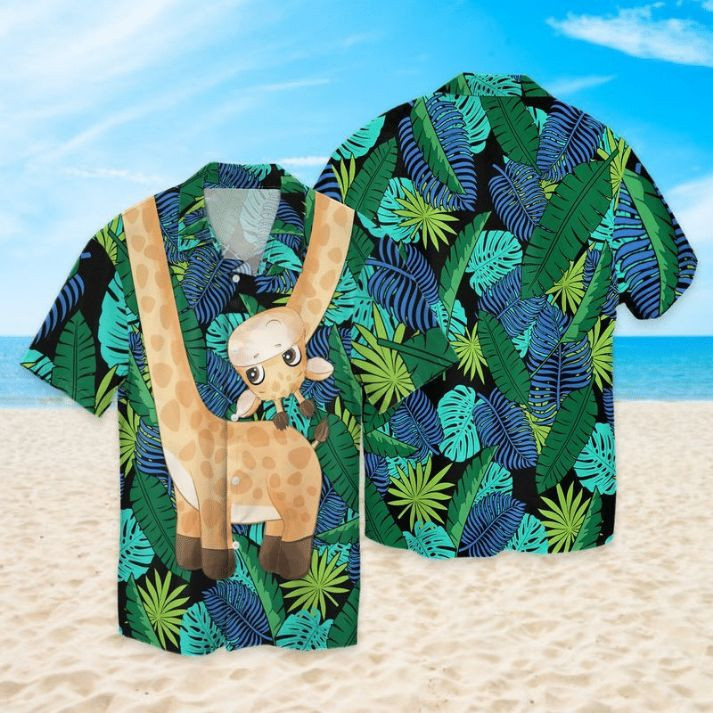 Giraffes Gift Hawaiian Shirt