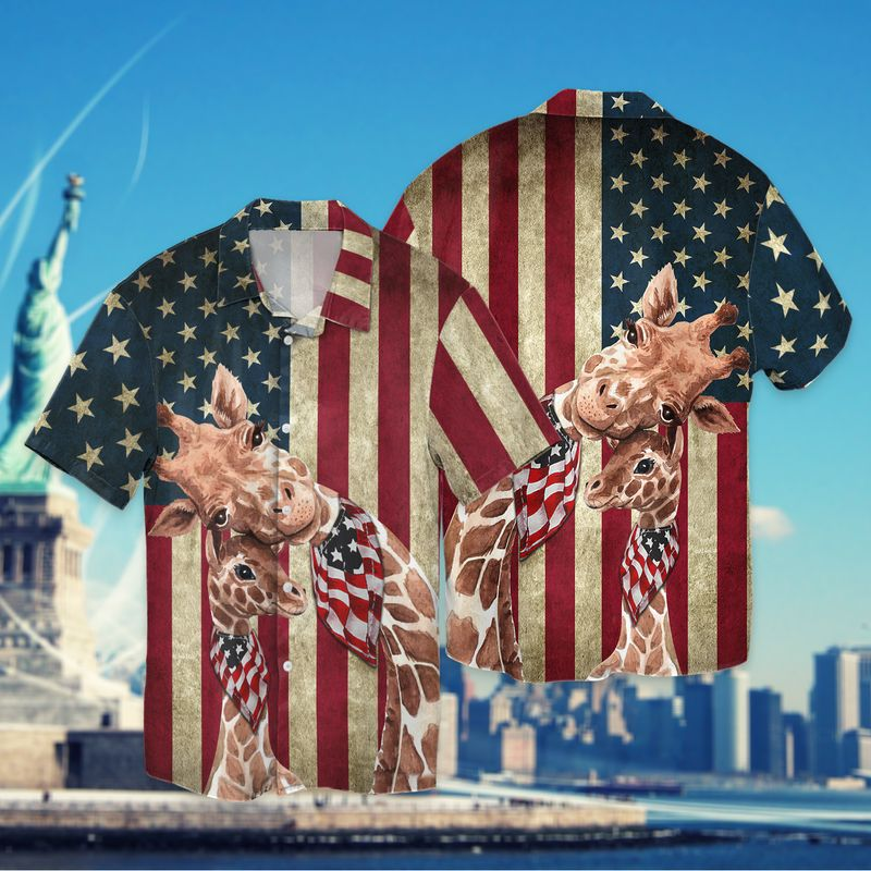 Giraffes Hawaiian Shirt