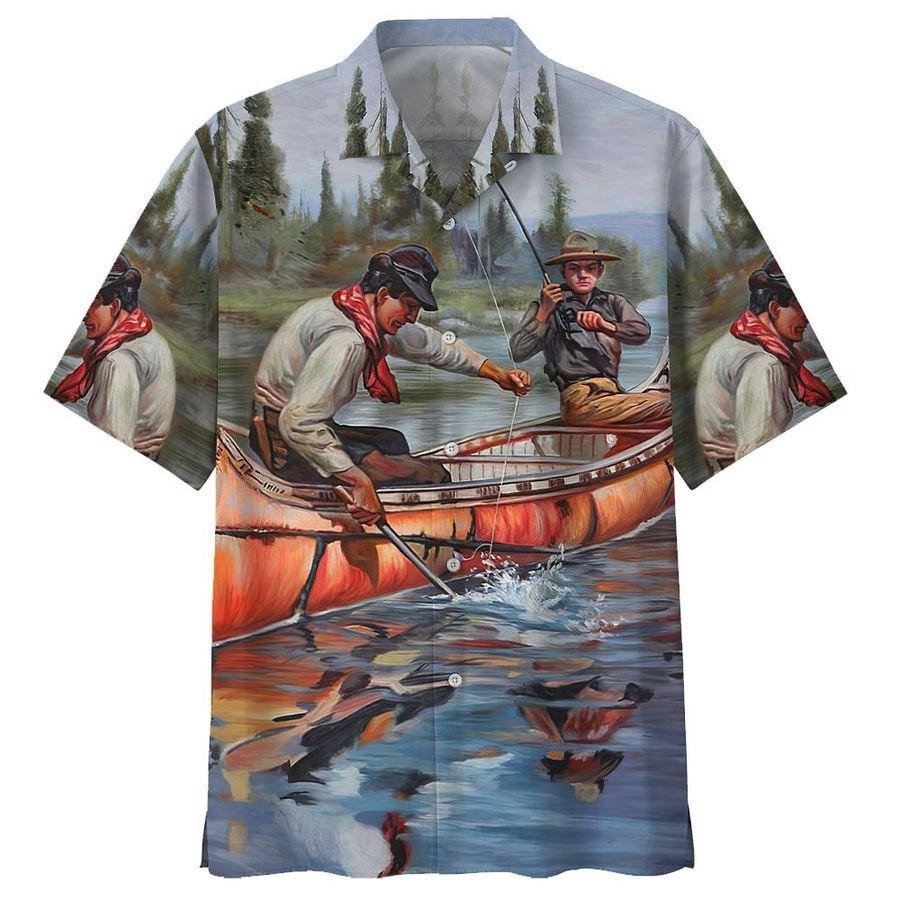 Go Fishing Hawaiian Shirt