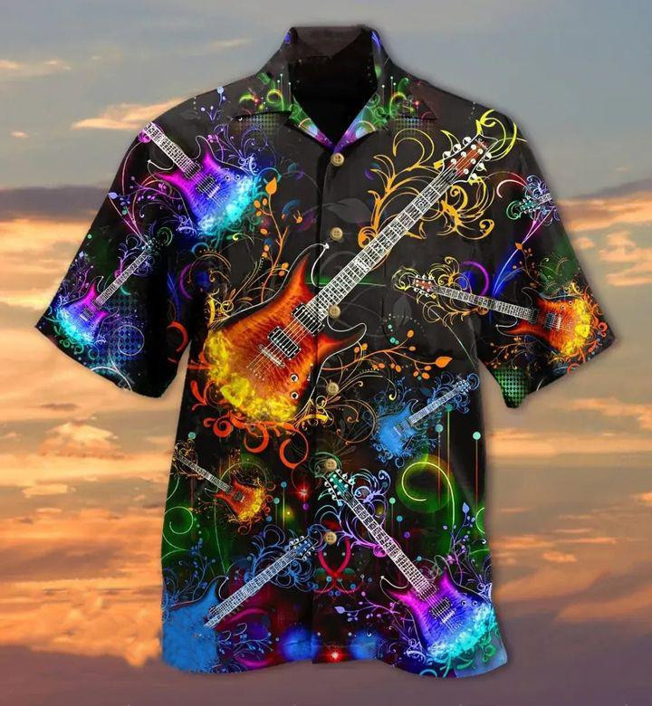 Go Where The Guitar Takes You Hawaiian Shirt