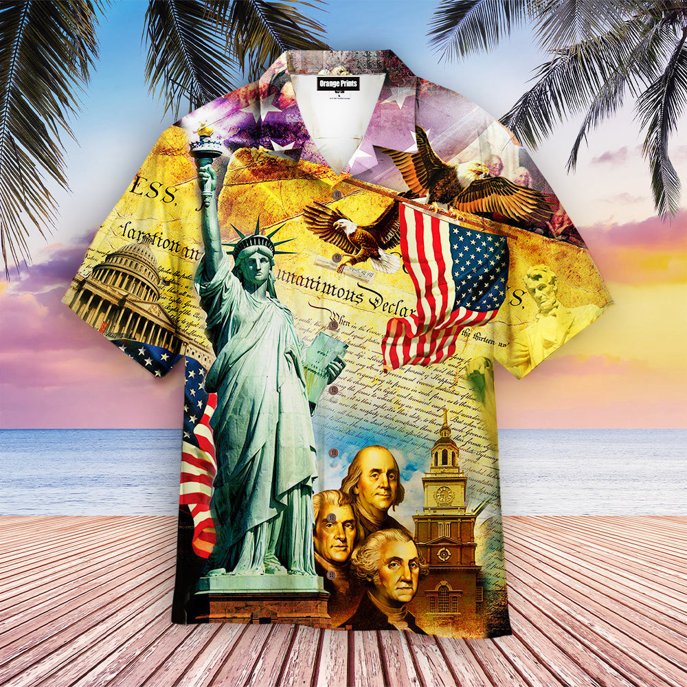God Bless America Hawaiian Shirt