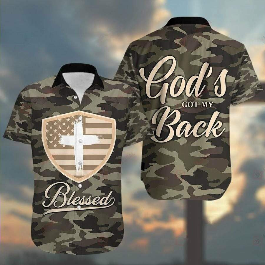 God's Got My Back Hawaiian Shirt