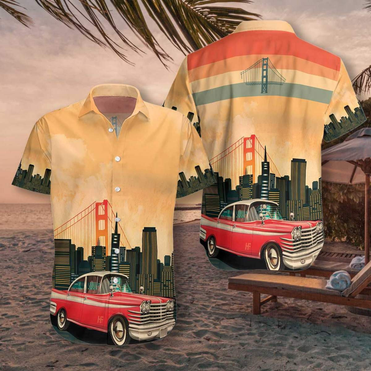 Golden Gate Bridge Hawaiian Shirt