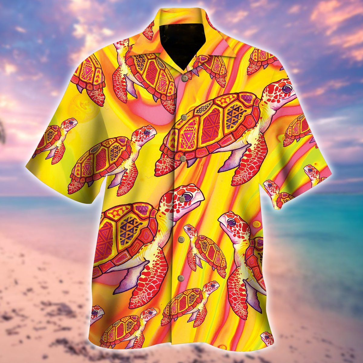 Golden Turtle Hawaiian Shirt